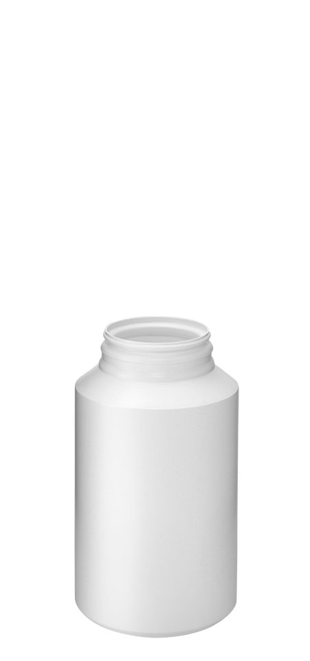 Pot à comprimés 200ml 43HG HDPE blanc